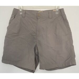RedHead Nylon Cargo Shorts Mens 32 Waist Measured Size Light Gray